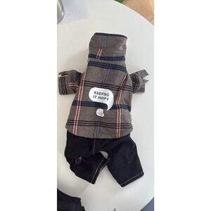 Dog winter jacket with fleece, size 1, fits small dog